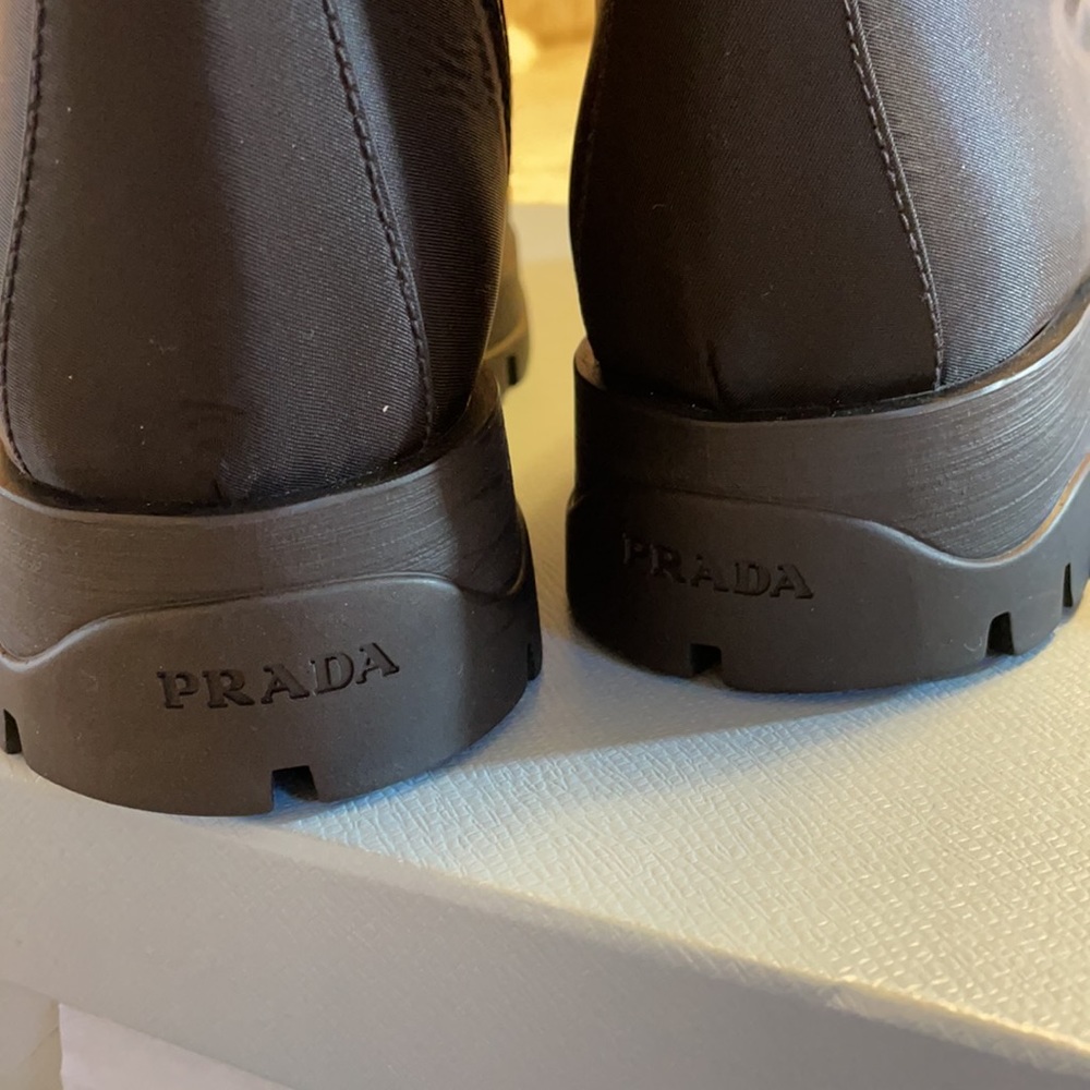 Prada Nylon Combat Boots - Picture 5 of 11